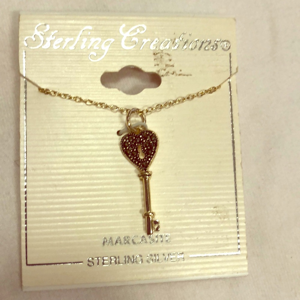 Sterling Silver Key necklace